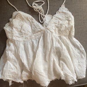 Free people white blouse